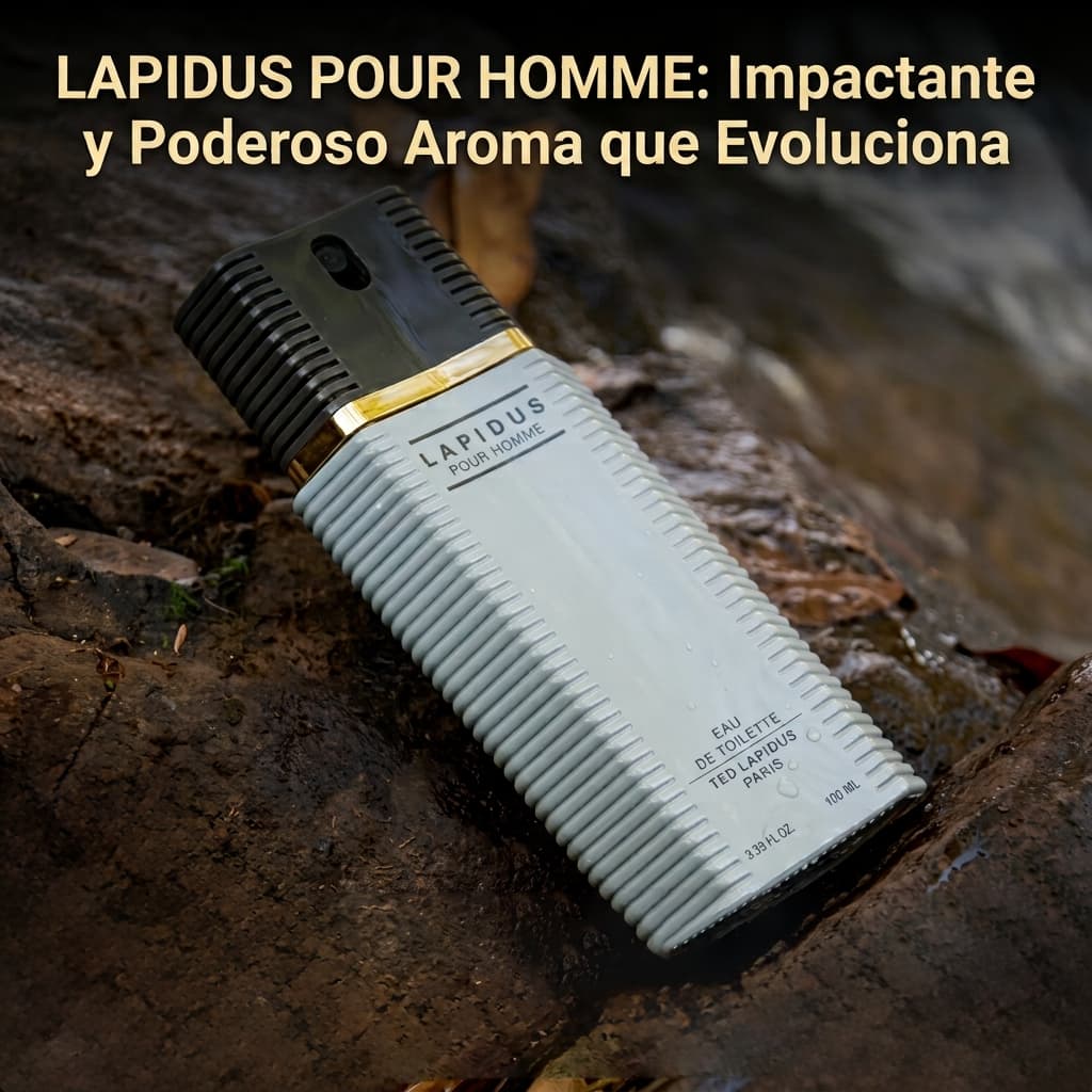 LAPIDUS POUR HOMME: Impactante y Poderoso Aroma que Evoluciona